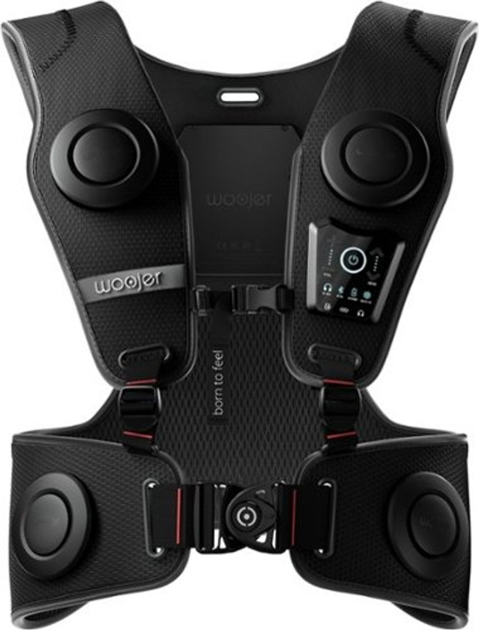 Woojer - Haptic Vest 3 for Games, Music, Movies, VR and Wellness. - Black