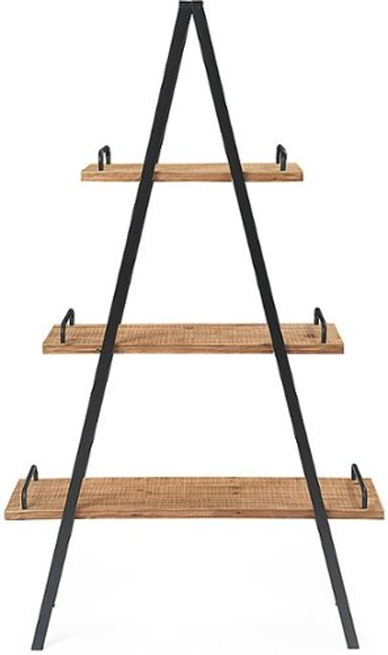 Finch - Morris A-Frame Industrial Bookshelf - Natural