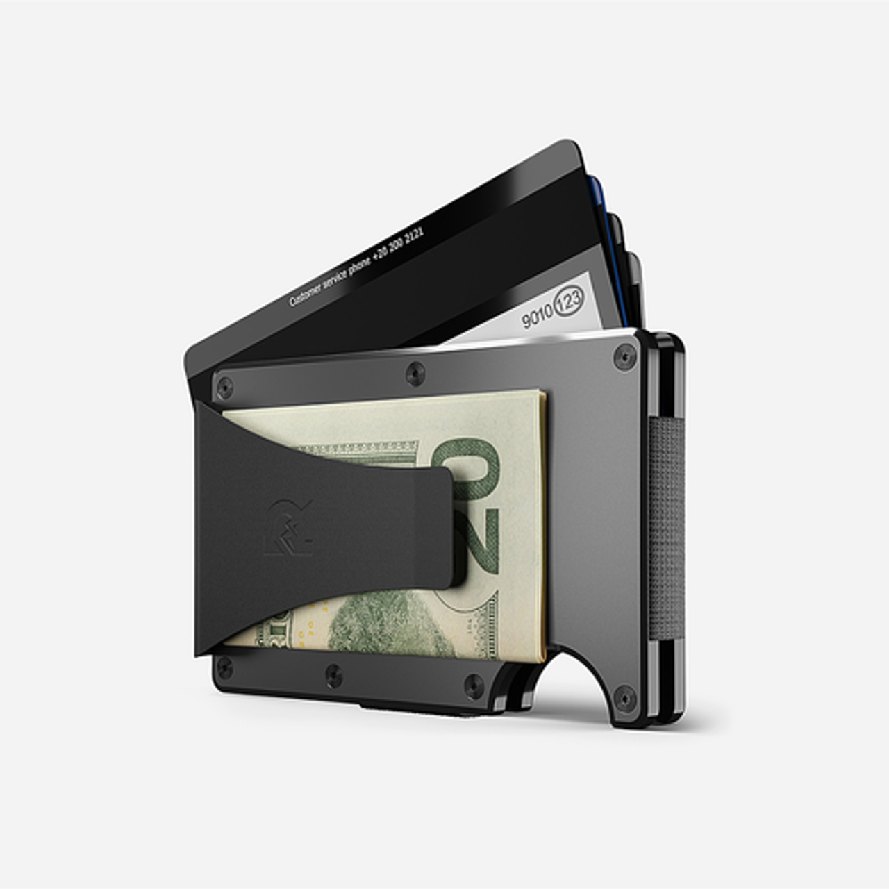 The Ridge Wallet - Aluminum: Money Clip - Gunmetal