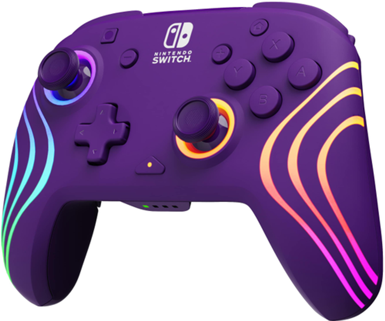 PDP - Afterglow Wave Wireless Controller: Purple For Nintendo Switch, Nintendo Switch - OLED Model - Purple