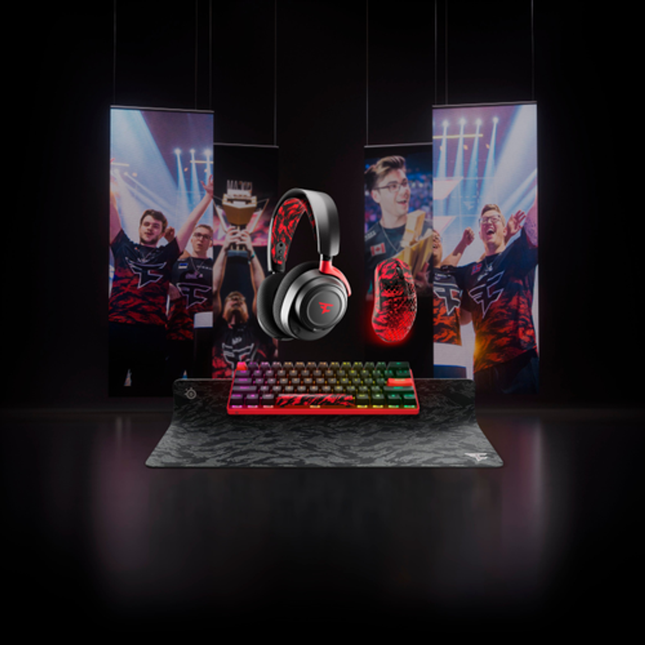 SteelSeries - Aerox 3 Super Light Honeycomb Wireless RGB Optical Gaming Mouse - FaZe Clan Limited Edition