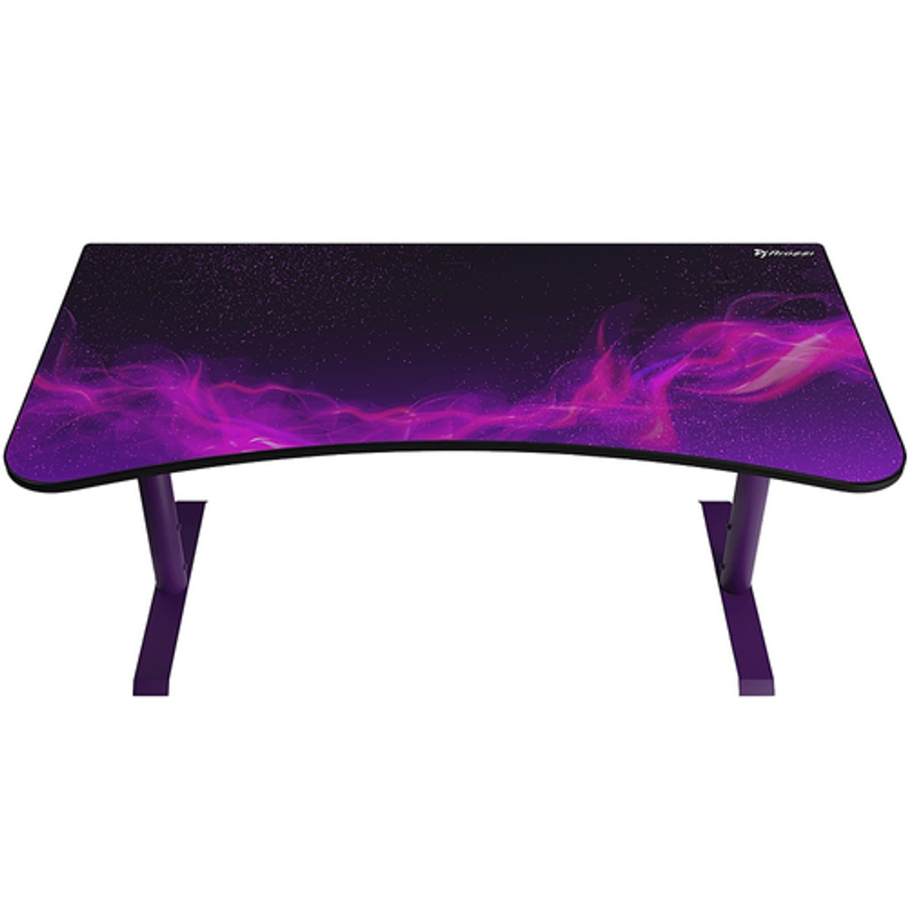 Arozzi - Arena Ultrawide Curved Gaming Desk - Purple Galaxy