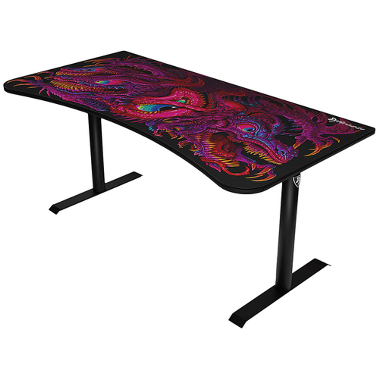 Arozzi - Arena Ultrawide Curved Gaming Desk - Crawling Chaos