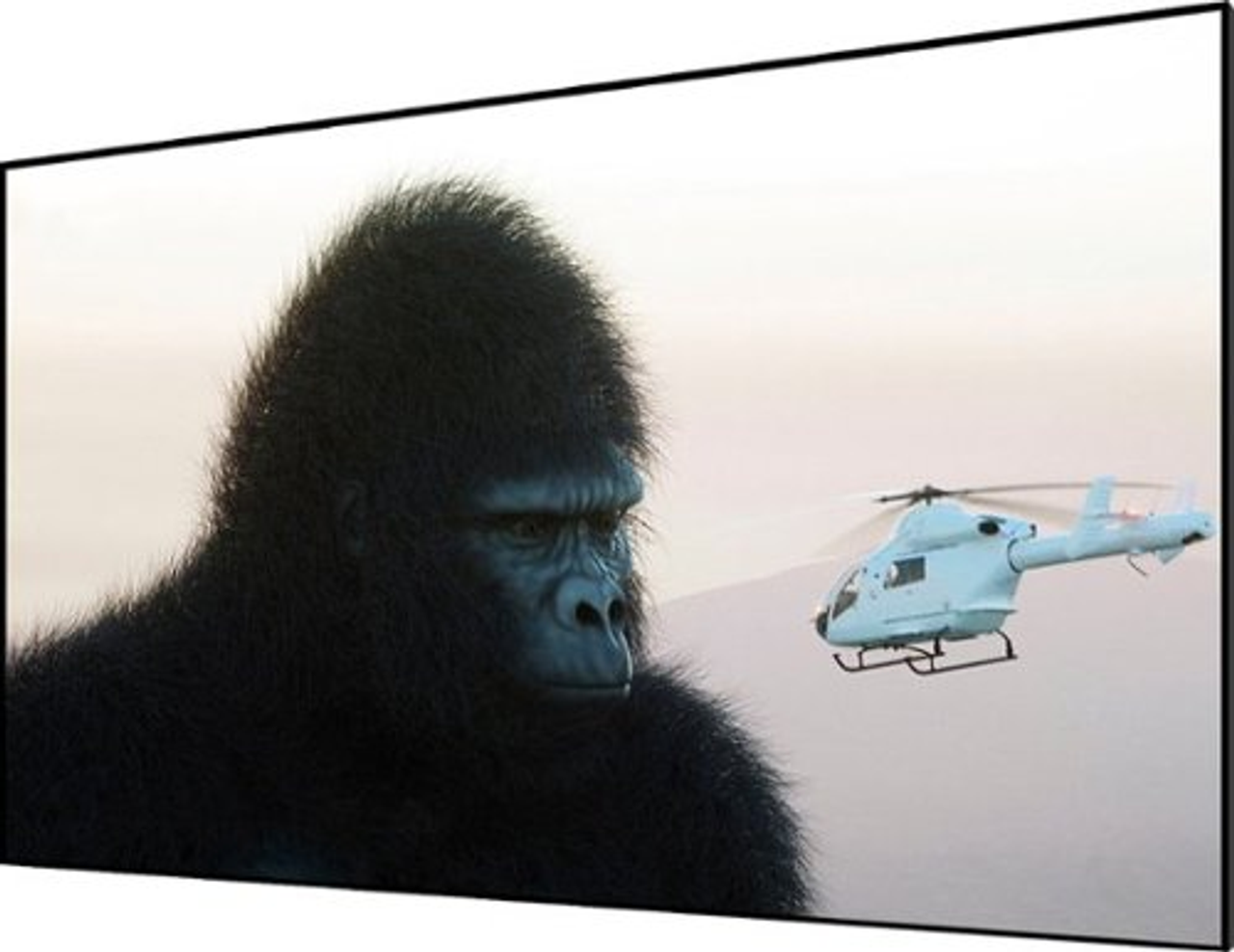 AWOL Vision - MW-135 Projection Screen - Matte White