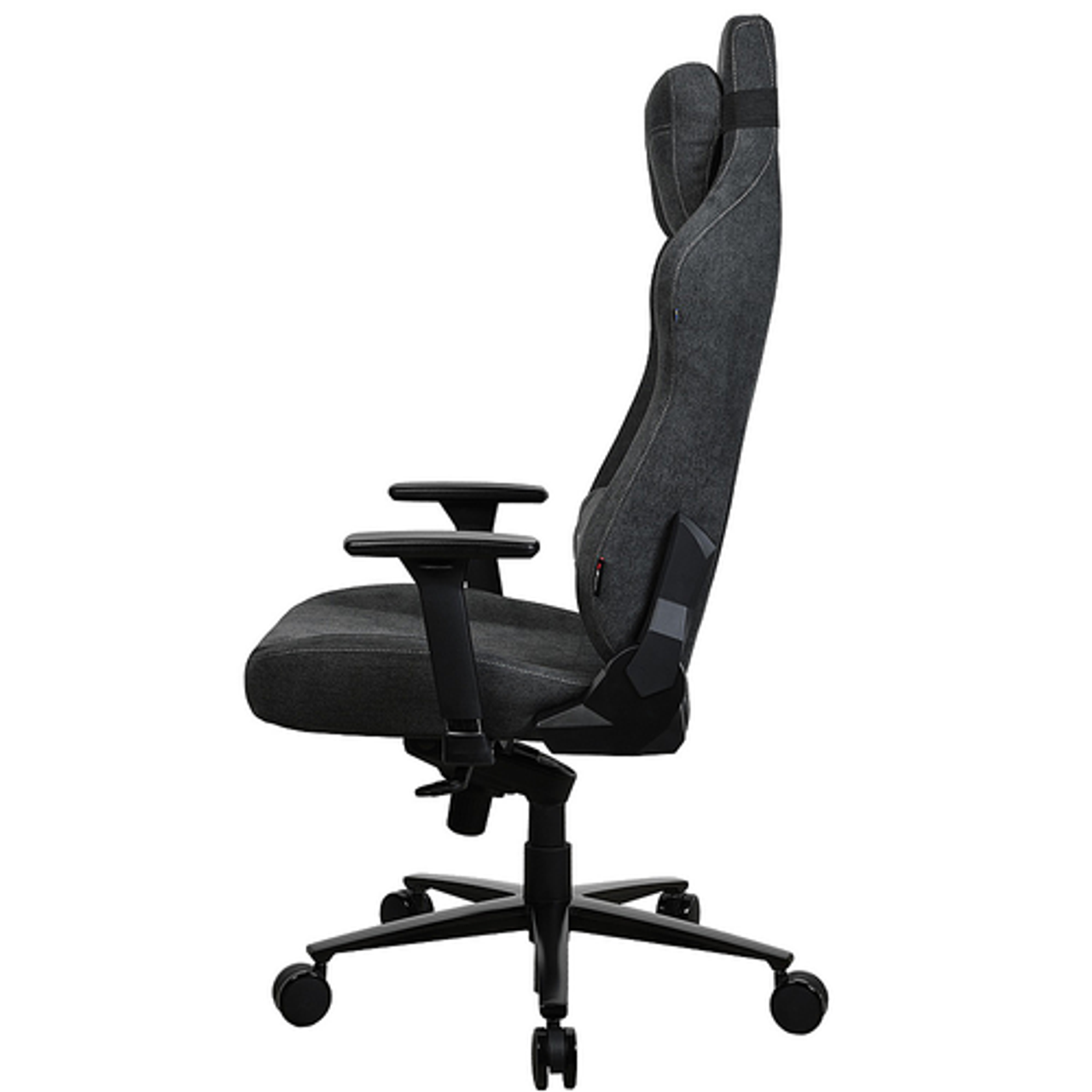 Arozzi - Vernazza Series XL Soft Fabric Gaming Chair - Dark Grey