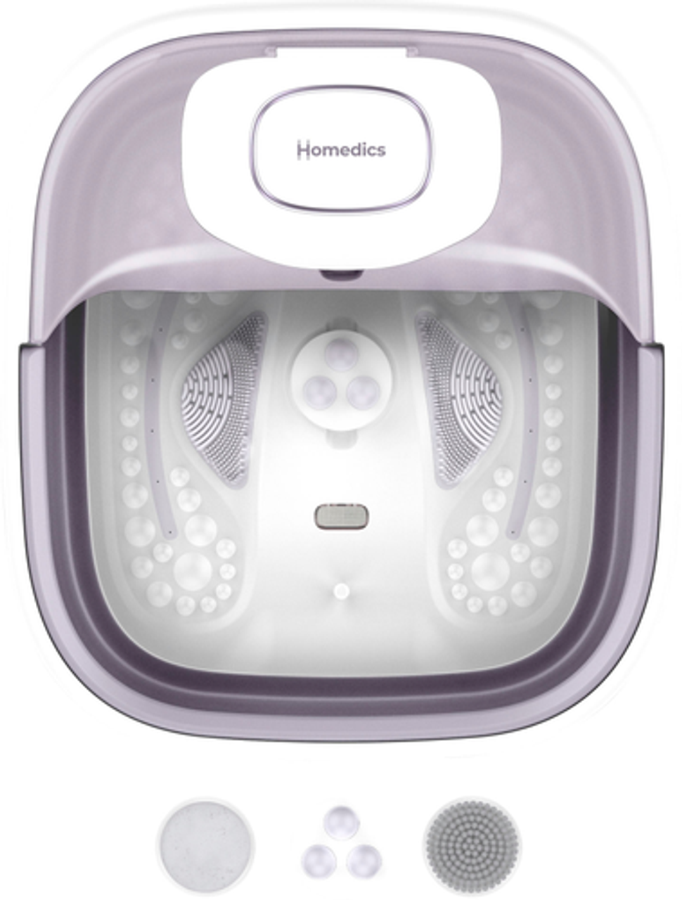 HoMedics - Smart Space Deluxe Footbath with Heat Boost - White
