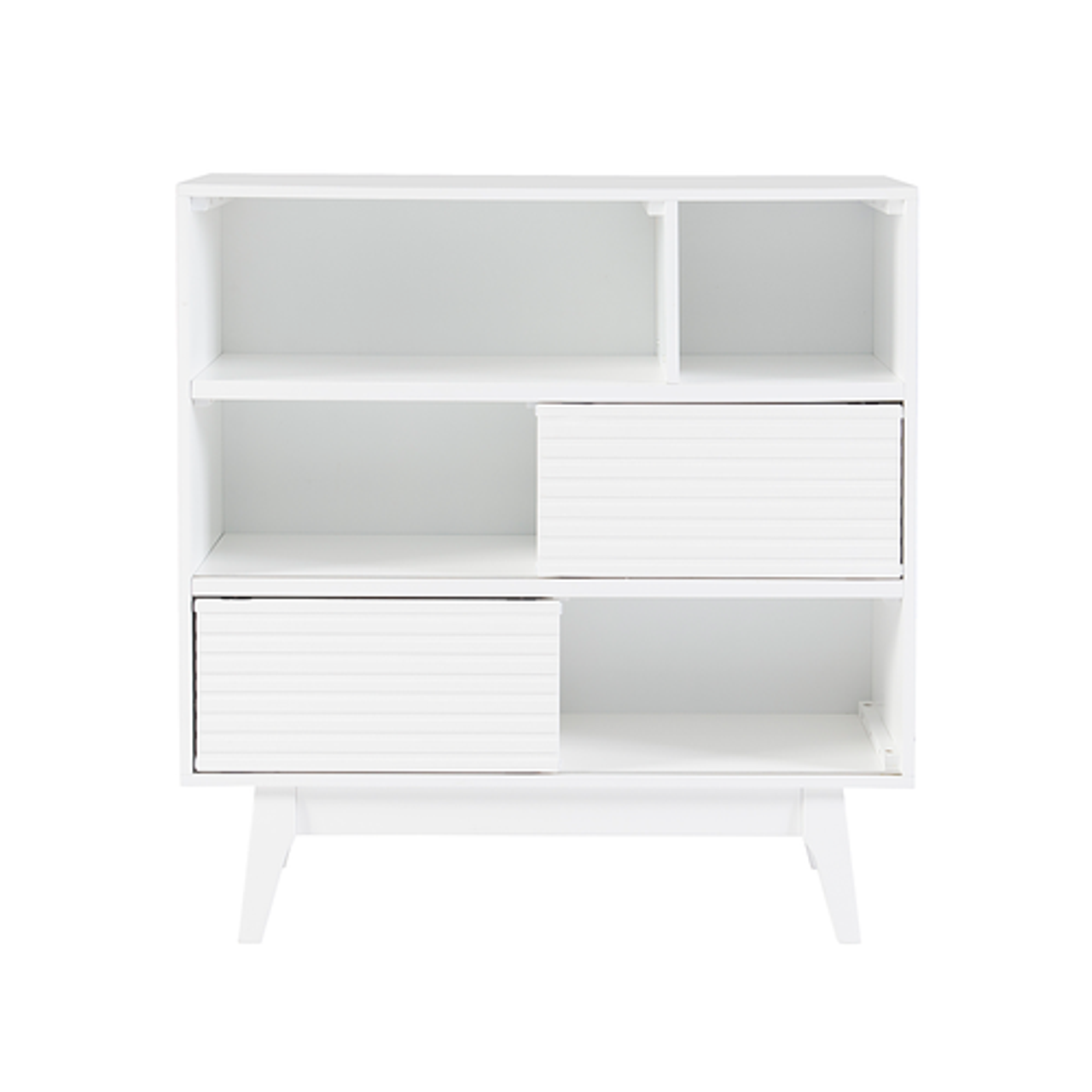 Linon Home Décor - Rosita Three-Shelf Bookcase - White