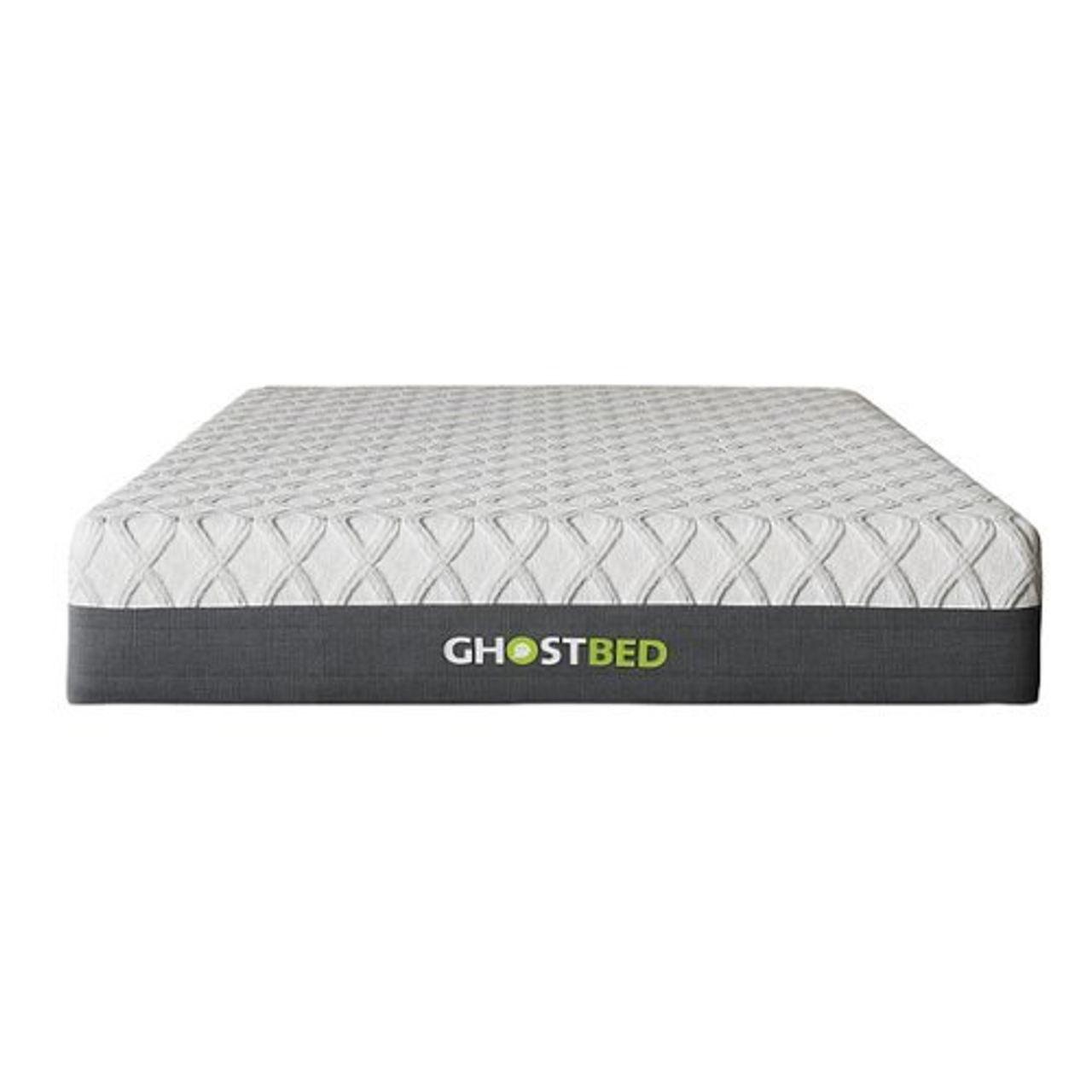 GhostBed 14” Gel Memory Foam Mattress King - White