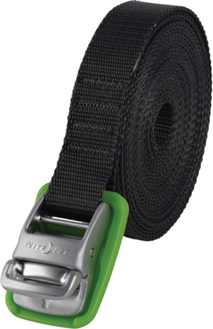 Nite Ize - CamJam Tie Down Strap 18 ft. - 2 Pack - Charcoal/Lime