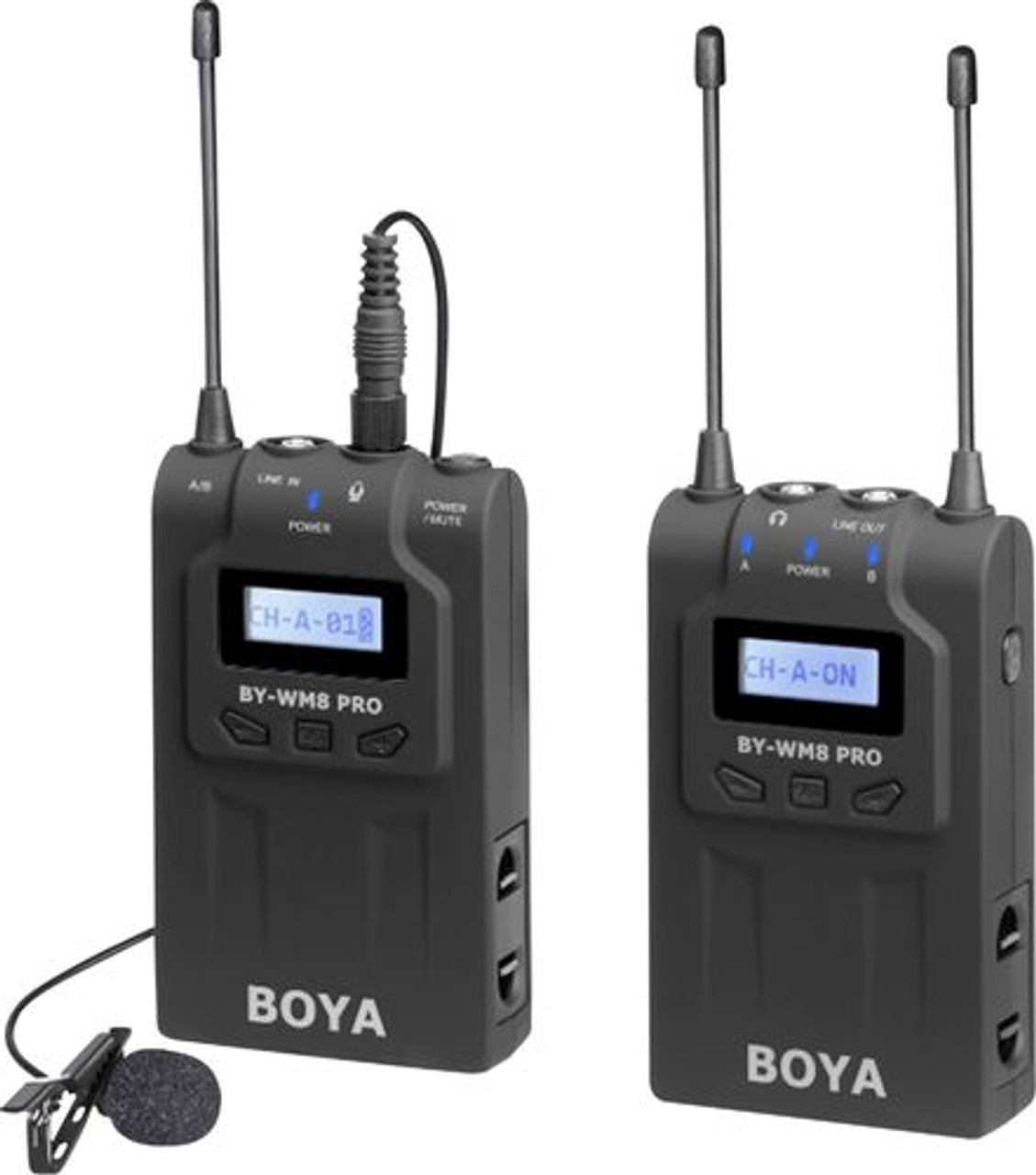 BOYA - 48-Channel UHF Wireless Lavalier Microphone System
