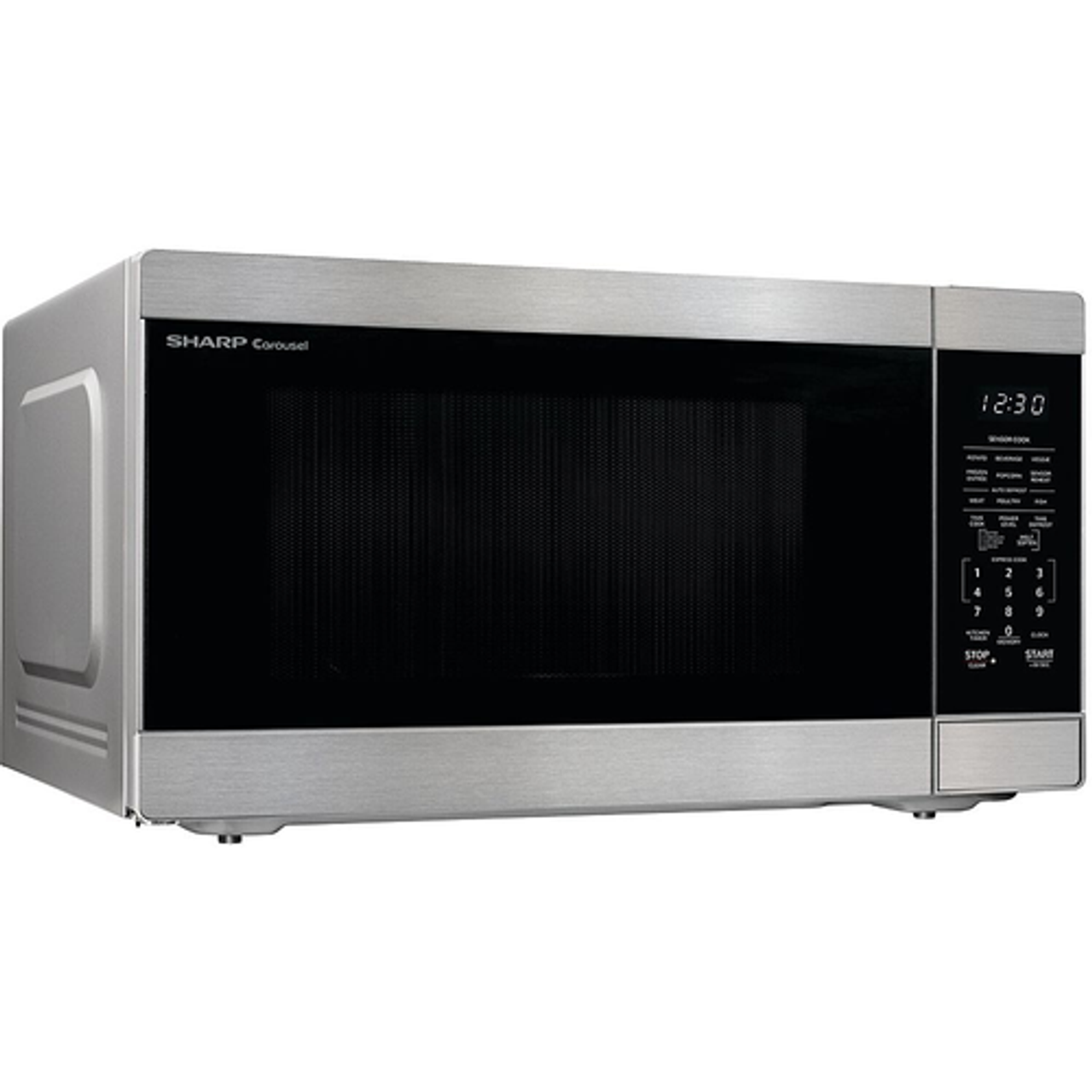 Sharp - 2.2 Cu.ft  Countertop Microwave - Stainless Steel