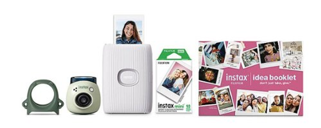 Fujifilm - INSTAX PAL Link 2 600023707 Wireless Photo Printer Bundle - Green