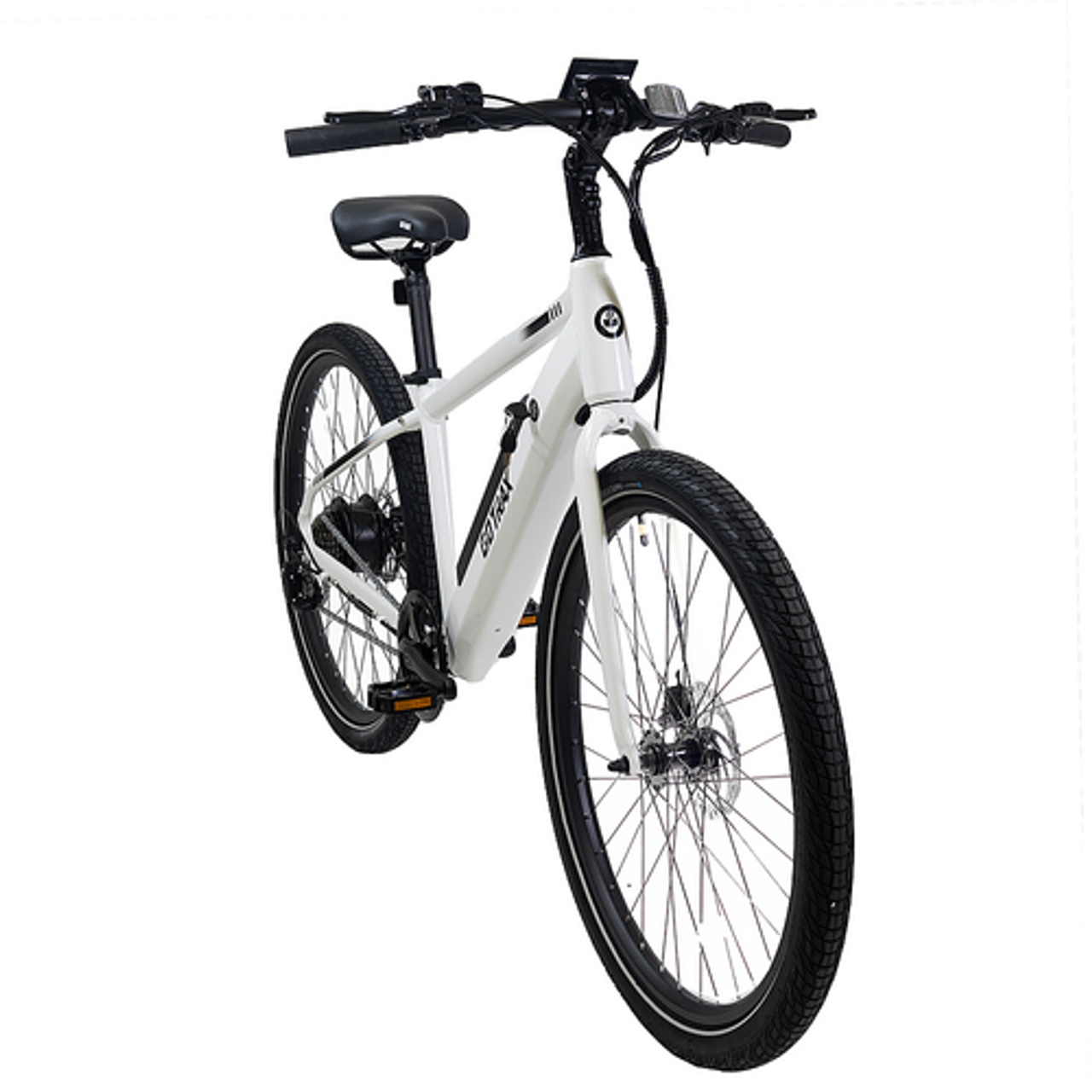 GOTRAX CTI Step Over Electric Bike w/ 40.5mi Max Operating Range and 20mph Max Speed - WHITE