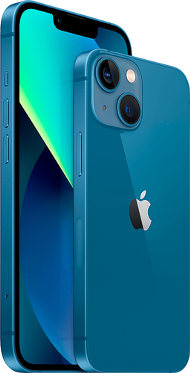 Apple - Geek Squad Certified Refurbished iPhone 13 5G 128GB (Unlocked) - Blue