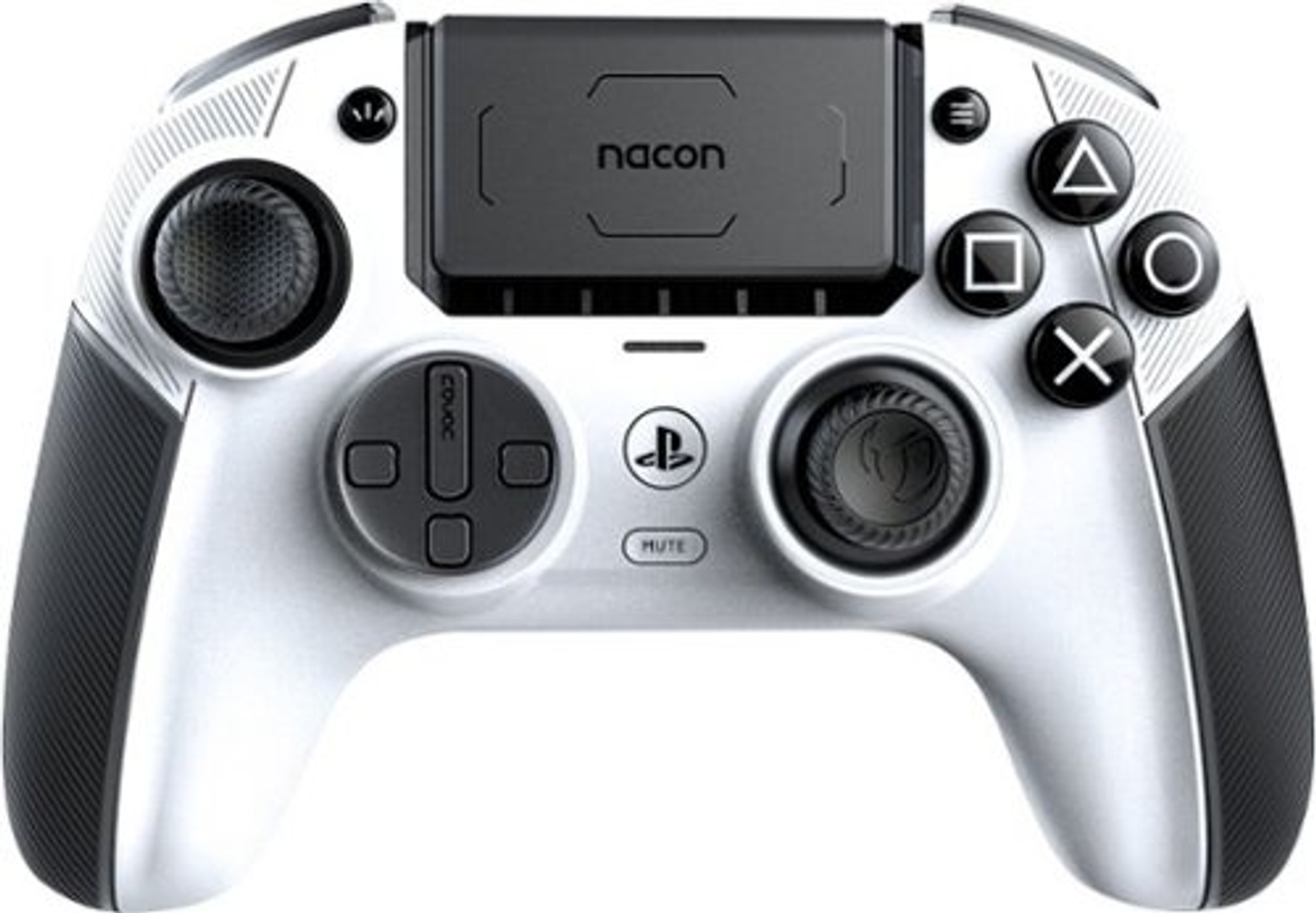 Nacon - Revolution 5 Pro Wireless Controller with Hall Effect Technology and Remappable Buttons for PS5, PS4 and PC - White