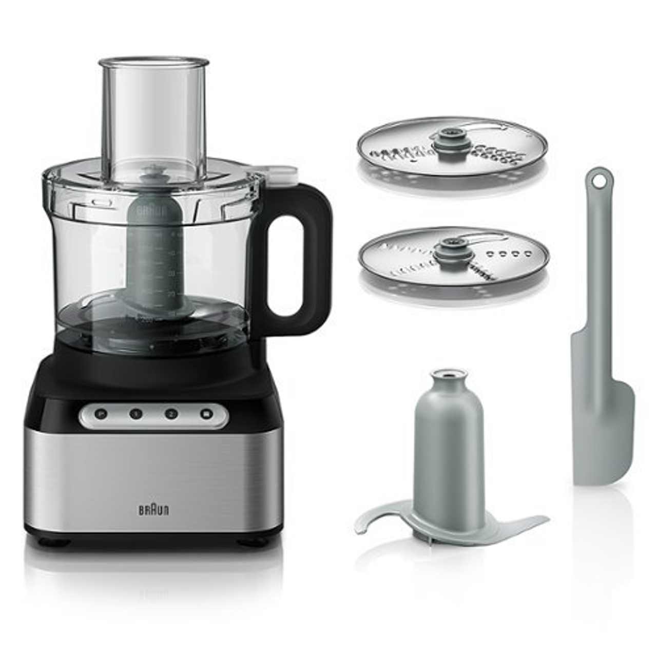 Braun 8 Cup Food Processor - Silver