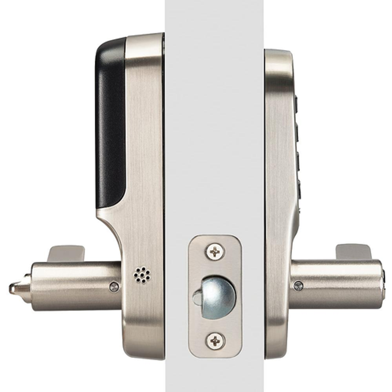 Yale - Assure Lever Smart Lock Wi-Fi Replacement Handle with Touchscreen and App Access - Satin Nickel