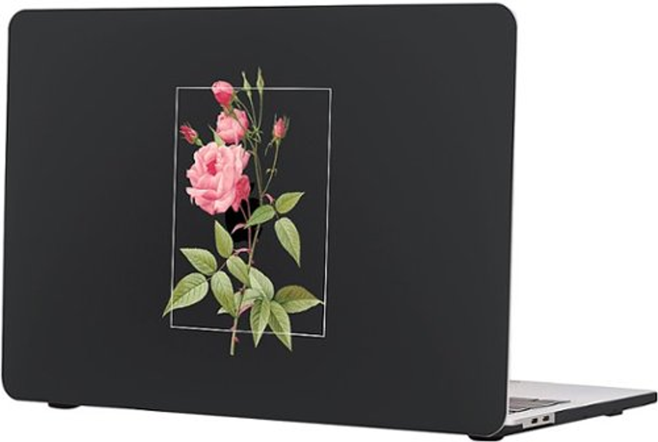 SaharaCase - Hybrid-Flex Arts Case for Apple MacBook Air 13.6" M2 Chip Laptops - Black