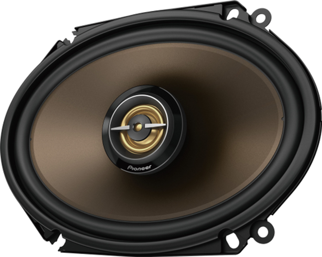Pioneer - 6" x 8" 2-way Car Speakers Aramid Fiber-reinforced IMPP cone (Pair) - Black