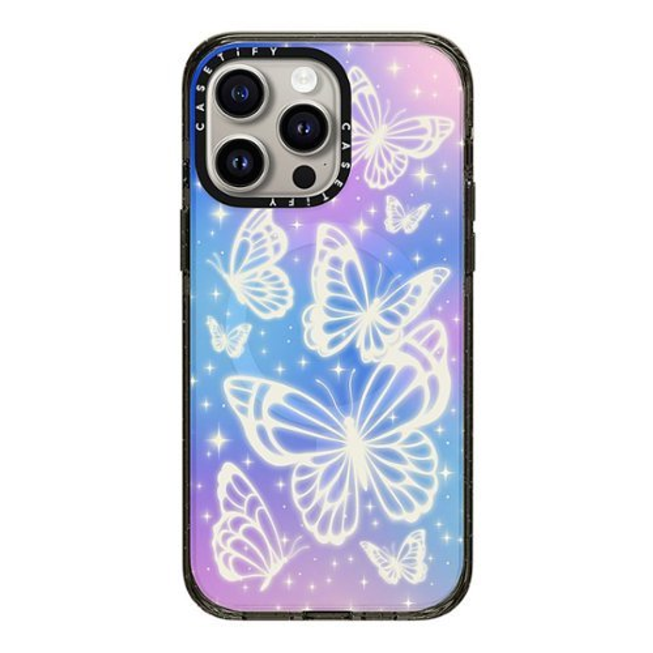 CASETiFY - Impact Case with MagSafe for Apple iPhone 15 Pro Max - Butterfly Aurora