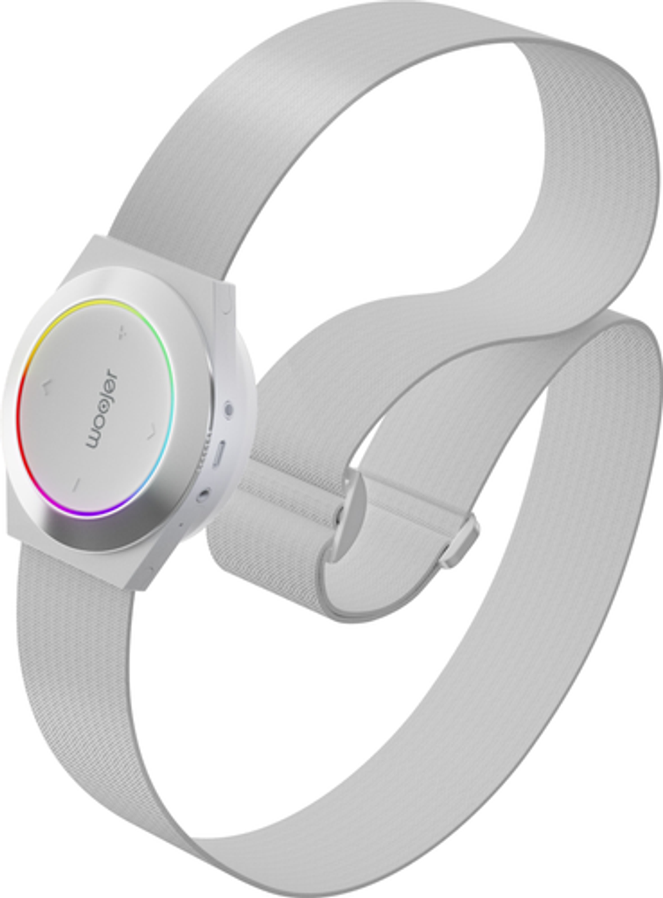 Woojer - Haptic Strap 3 for Games, Music, Movies, VR and Wellness - White