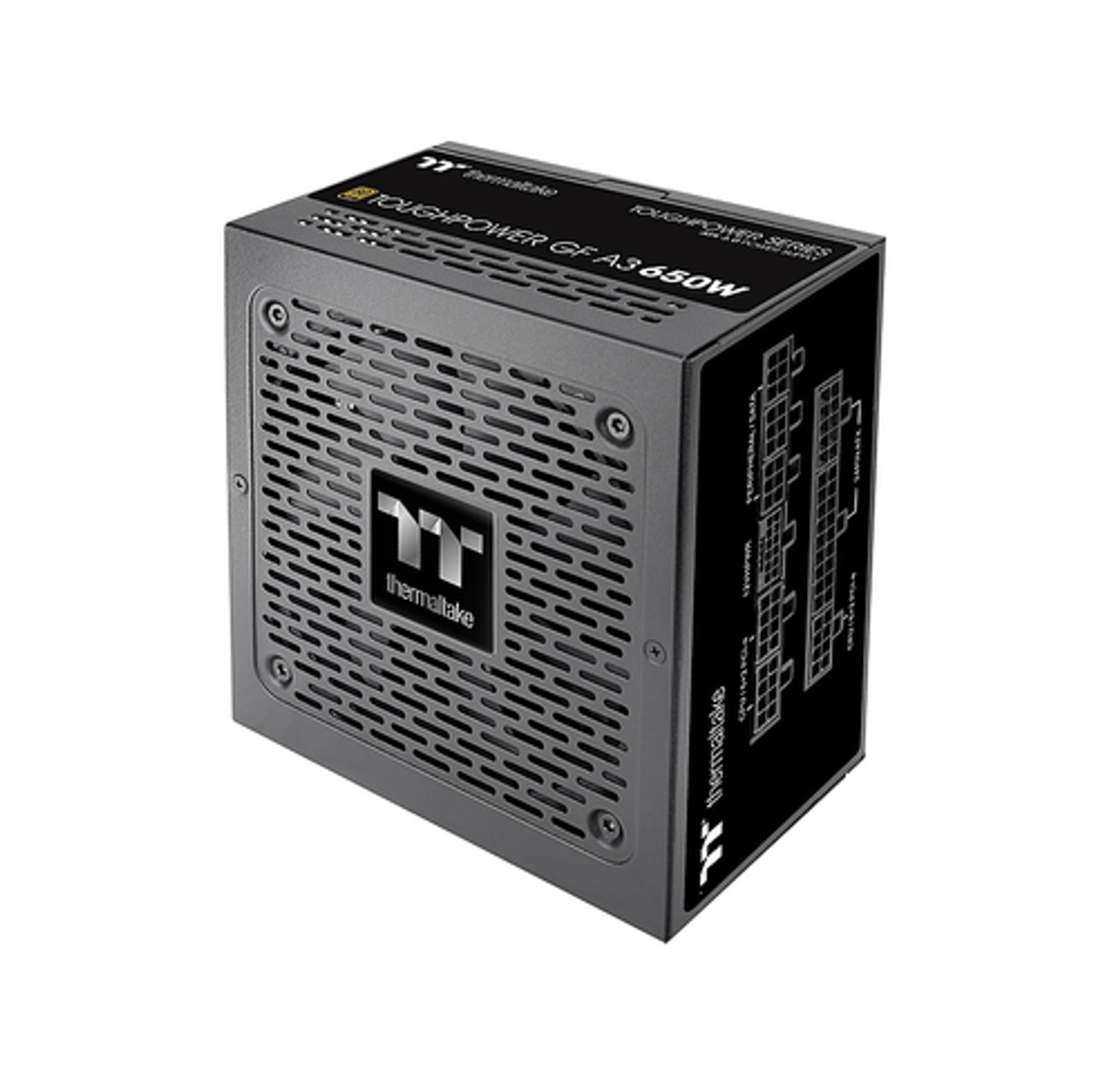 Thermaltake - Toughpower GF A3 650W 80+ Gold PCIe Gen 5 ATX 3.0 Fully Modular Power Supply - Black