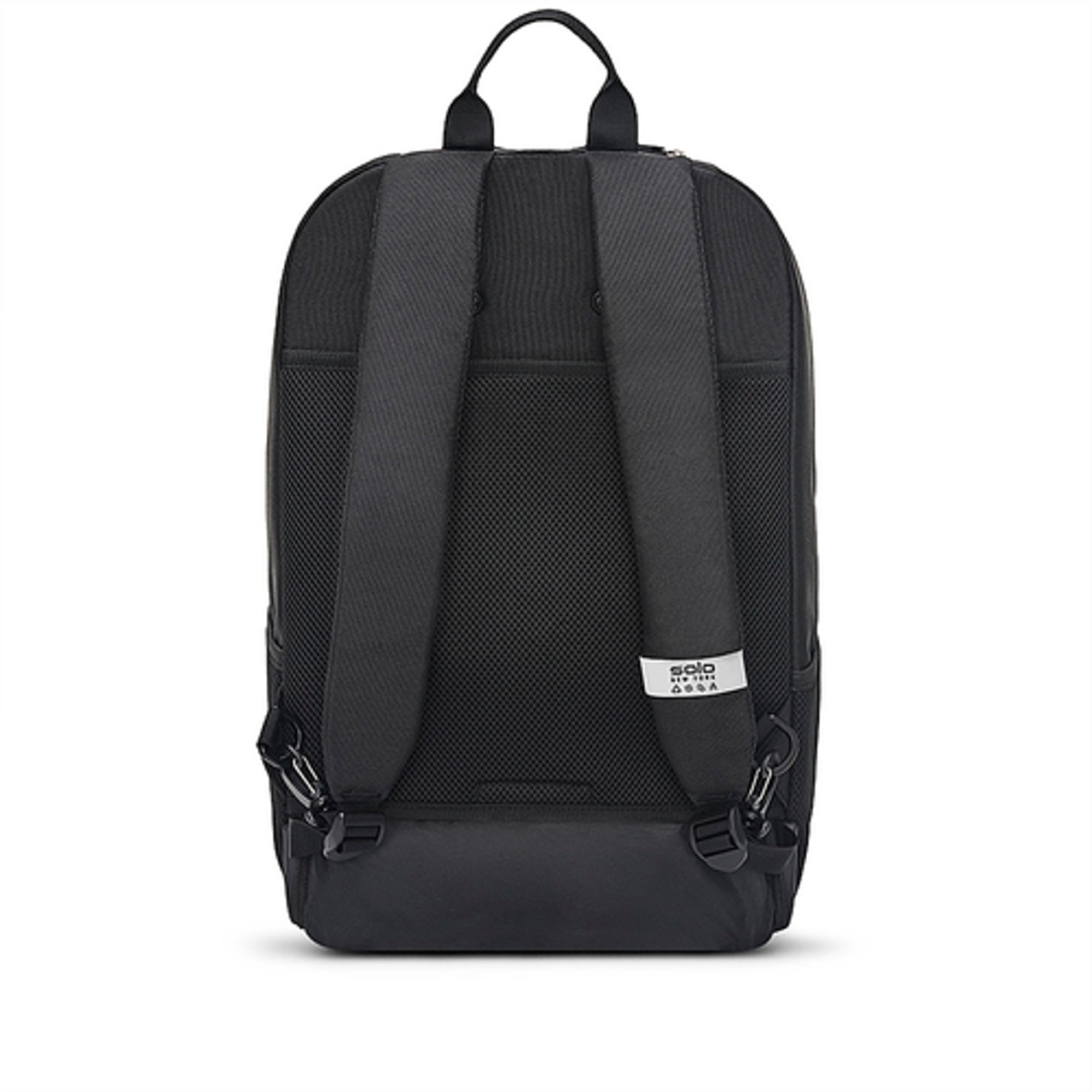 Solo New York - 15.6" Bleeker Recycled Rolling Backpack - Black