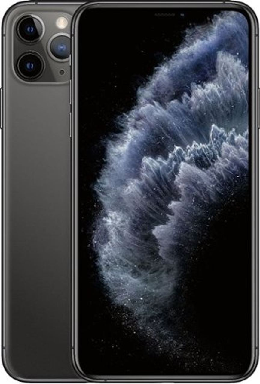 Apple - Geek Squad Certified Refurbished iPhone 11 Pro Max with 64GB Memory Cell Phone (Unlocked) - Space Gray