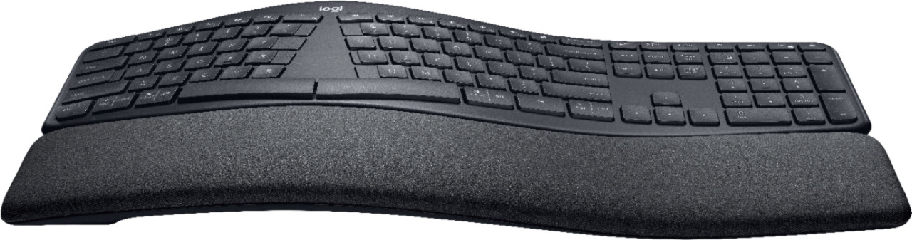 Logitech - ERGO K860 Ergonomic Split Bluetooth Keyboard - Black