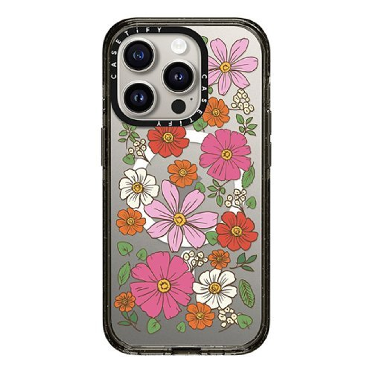 CASETiFY - Impact Case with MagSafe for Apple iPhone 15 Pro - Garden Florals