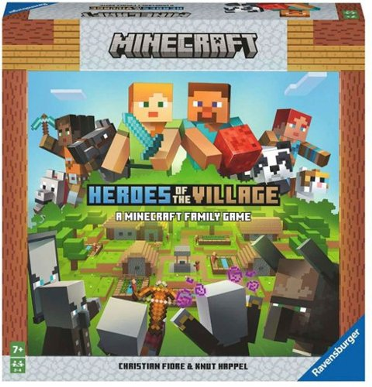 Ravensburger - Minecraft: Heroes of the Village - Cooperative Minecraft Board Game