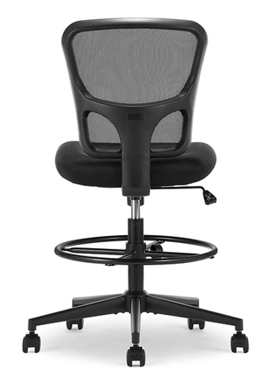 Click365 - Perch Mesh Drafting Office Chair - Black