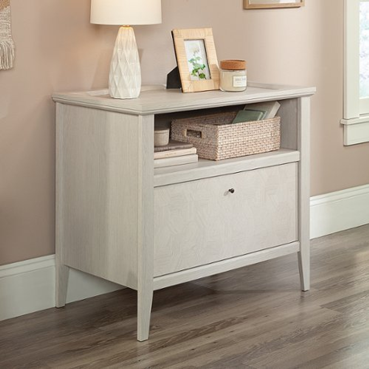 Sauder - Larkin Ledge Lateral File Go - Glacier Oak®