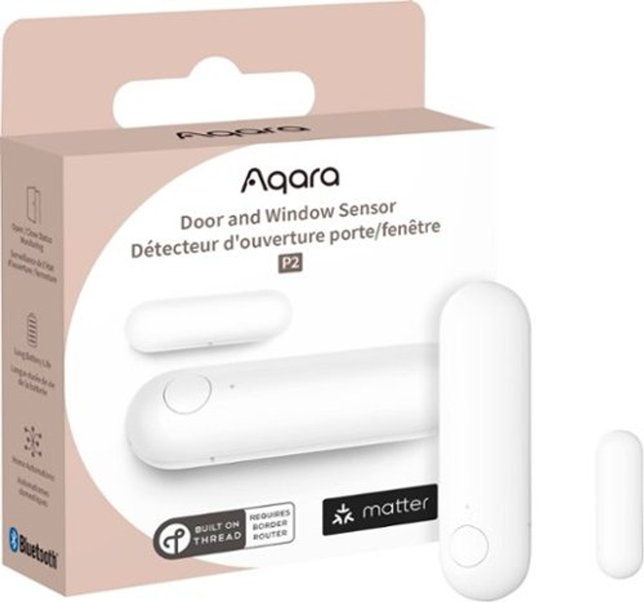 Aqara - Door and Window Sensor P2 - White