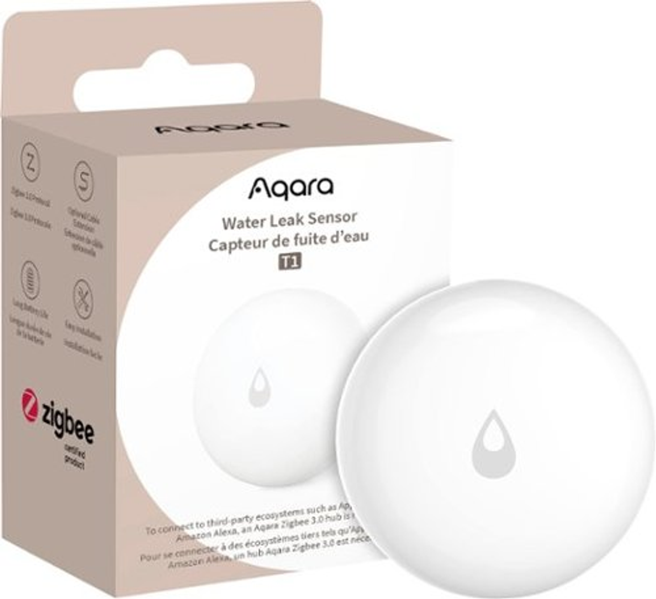 Aqara - Water Leak Sensor T1 - White