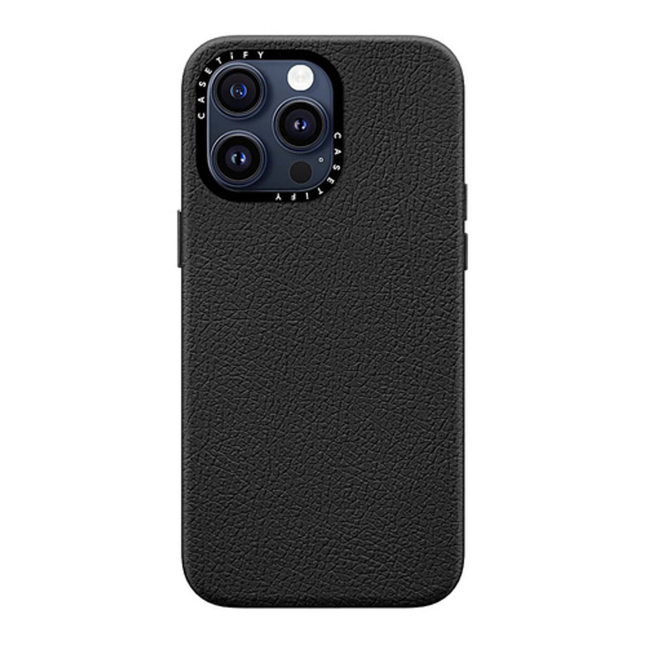 CASETiFY - Leather Case with MagSafe for Apple iPhone 15 Pro Max - Jet Black