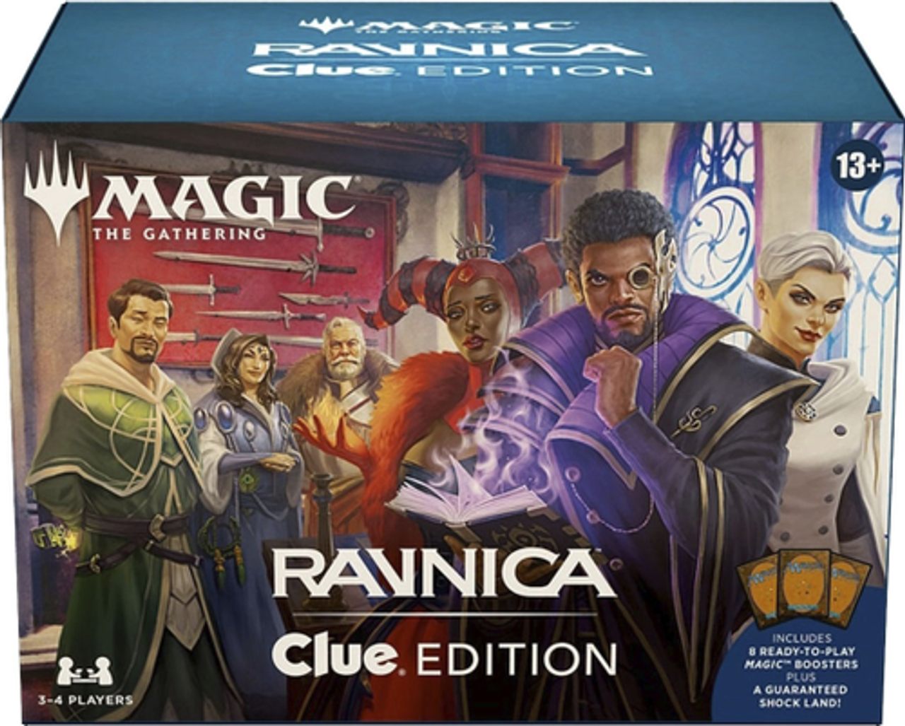 Wizards of The Coast - Magic: The Gathering Ravnica: Clue Edition - 3-4 Player Murder Mystery Card Game