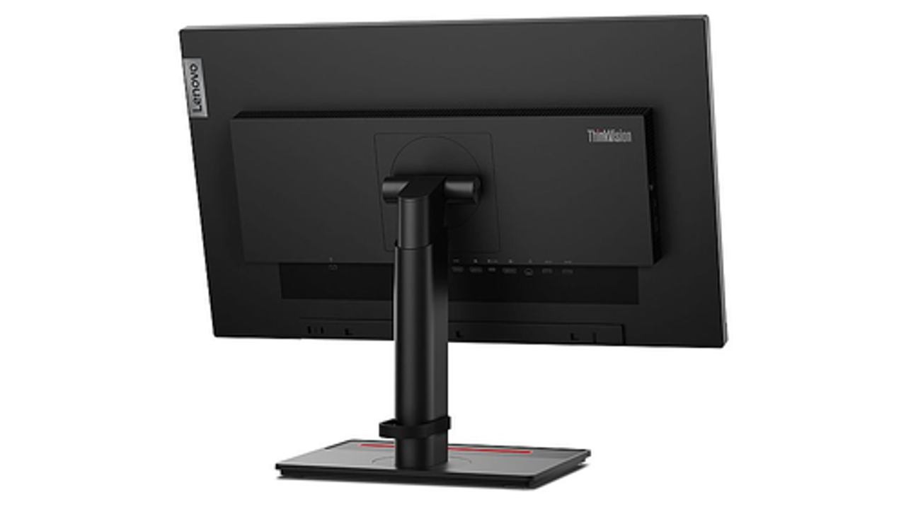 Lenovo - ThinkVision 23.8" T24m-20  IPS LED FHD Monitor (USB, HDMI, DisplayPort) - Raven Black