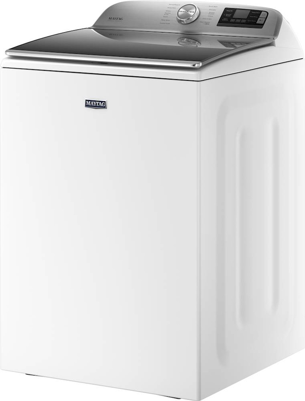 Maytag - 5.3 Cu. Ft. 13-Cycle Top-Load Washer with Extra Power Button - White