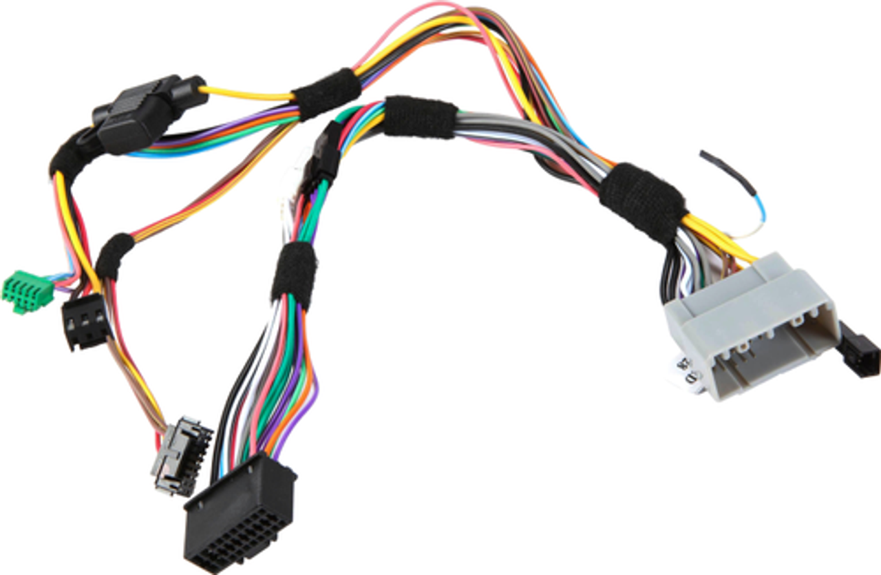 Maestro - Installation T-Harness for Select 2007+ Chrysler, Dodge, and Jeep Vehicles with Head Unit Connectors. - Black