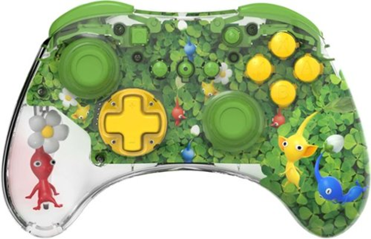 PDP - REALMz Wireless Controller: Pikmin Clover Patch For Nintendo Switch, Nintendo Switch - OLED Model - Pikmin Clover Patch