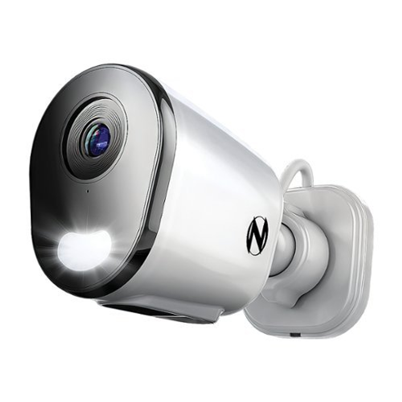 Night Owl - Wi-Fi IP Plug In 2K HD Deterrence Camera with 2-Way Audio and Audio Alerts and Siren - White