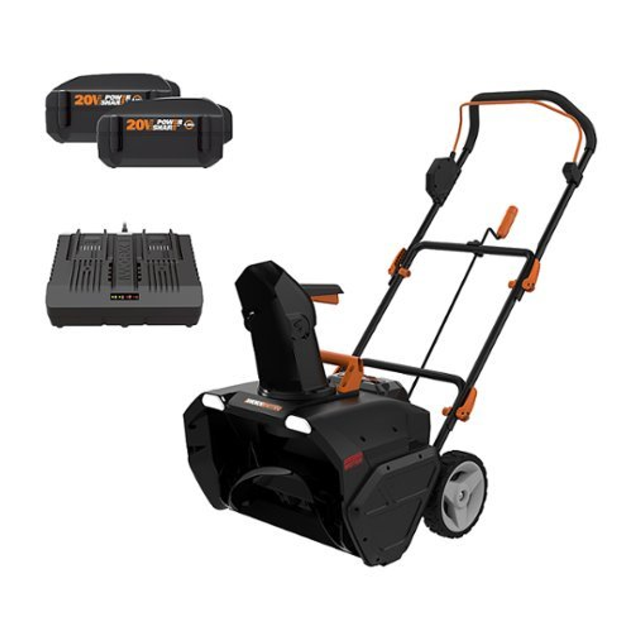 Worx Nitro WG471 40V Power Share 20" Cordless Snow Blower - Black