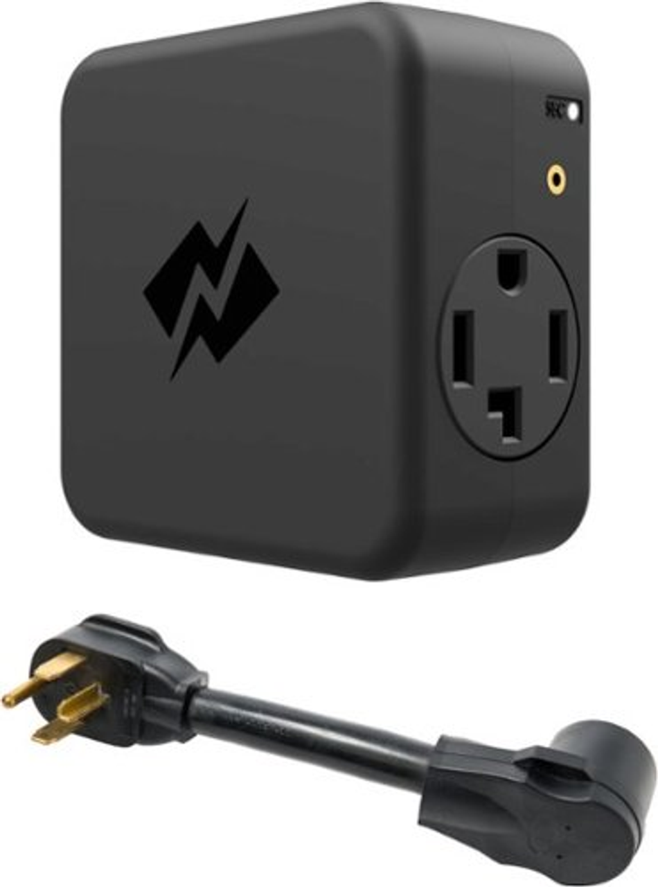 NeoCharge - NEMA 14-30 Smart Splitter + EV Adapter - Black