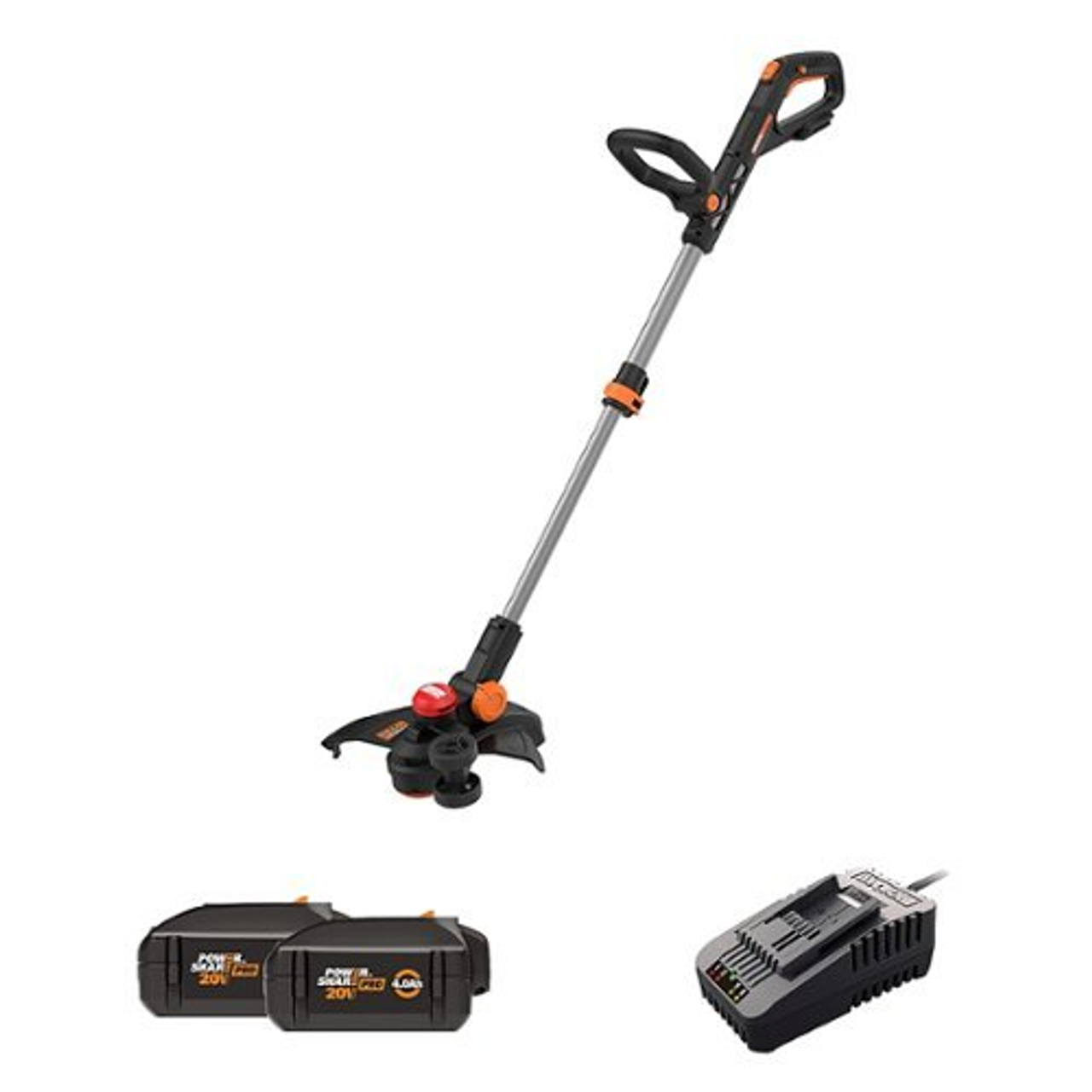 Worx Nitro WG173 20V 13'' Cordless String Trimmer (Battery & Charger Included) - Black