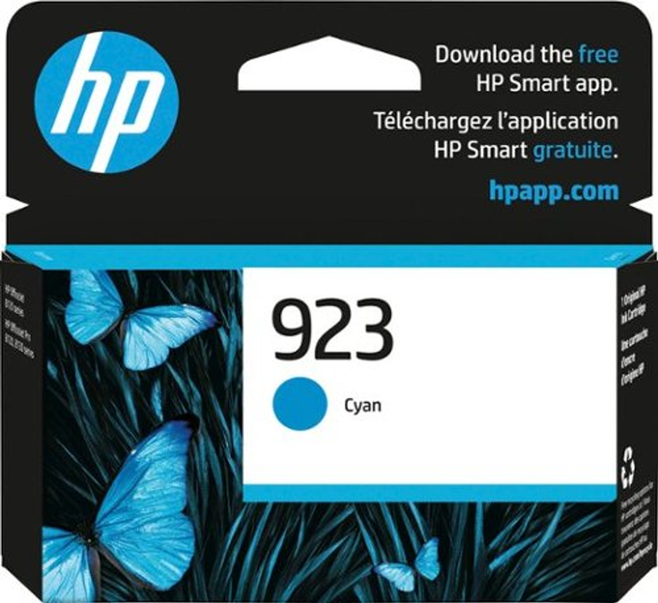 HP - 923 Standard Capacity Ink Cartridge - Cyan