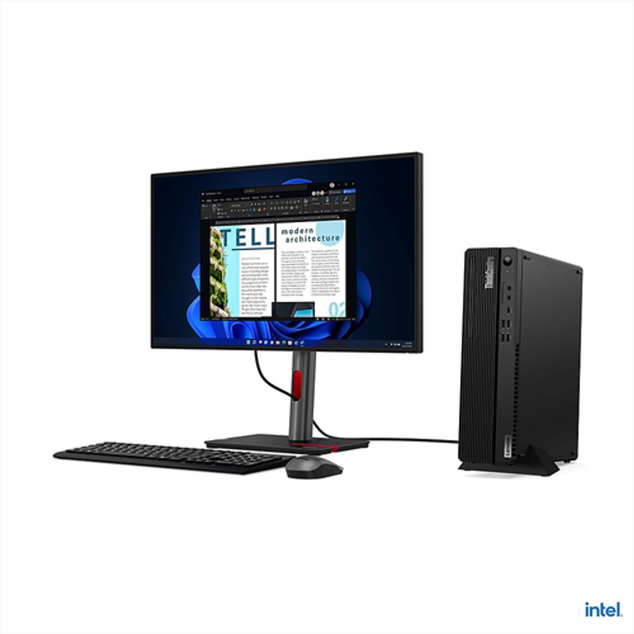 Lenovo - ThinkCentre Desktop - Intel Core i7-13700 16GB Memory - 512GB SSD - Black