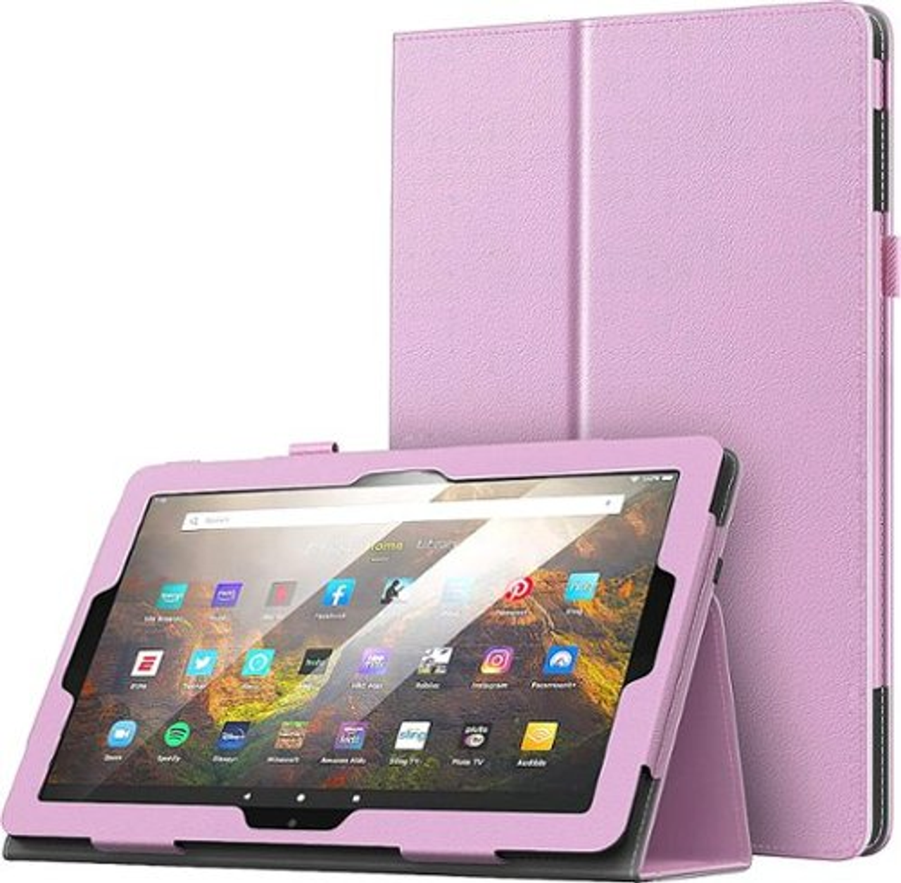 SaharaCase - Bi-Fold Folio Case for Amazon Fire HD 10 (2023) - Rose Pink