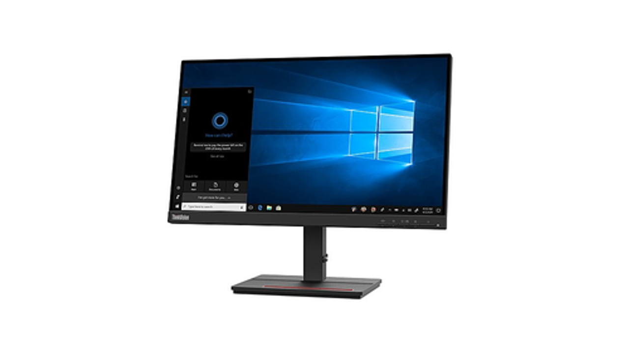 Lenovo - ThinkVision 21.5" S22e-20 LED FHD Monitor ( HDMI, VGA) - Raven Black