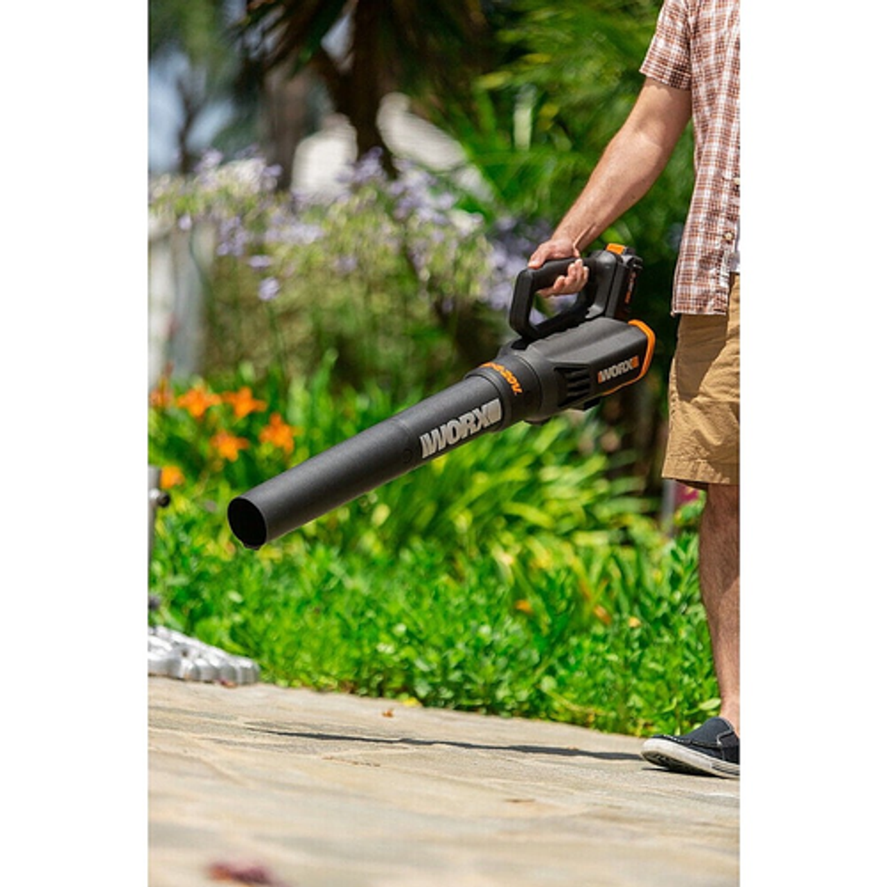 WORX - 20V TURBINE 4.0Ah Cordless 2-Speed Leaf Blower - Black